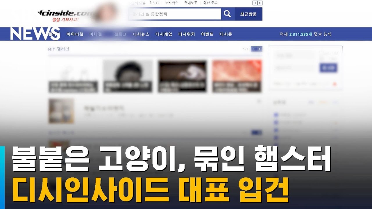 불붙은 고양이, 묶인 햄스터…디시인사이드 대표 입건 / Sbs - Youtube 불붙은 고양이, 묶인 햄스터…디시인사이드 대표 입건 / Sbs - Youtube