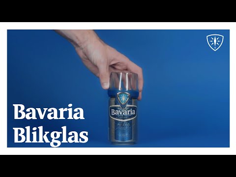 Bavaria blikglas: maakt in één klik een bierglas van je bierblik